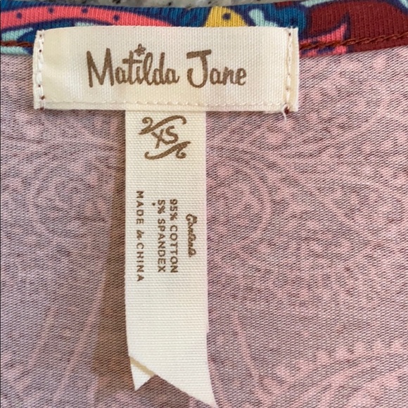 Matilda Jane Arianna Brick Red Orange Dress - Picture 3 of 10